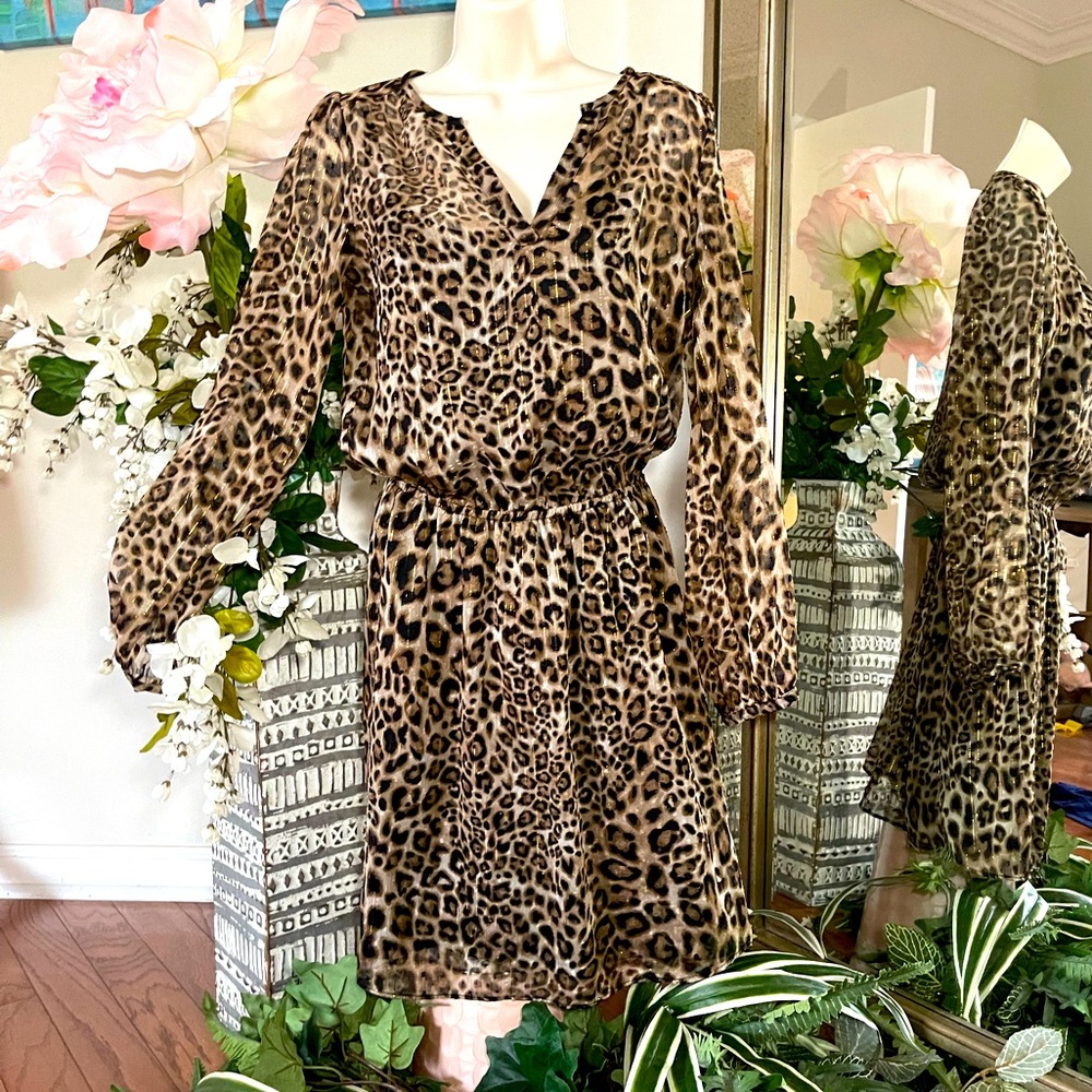 WHBM Lepoard Dress